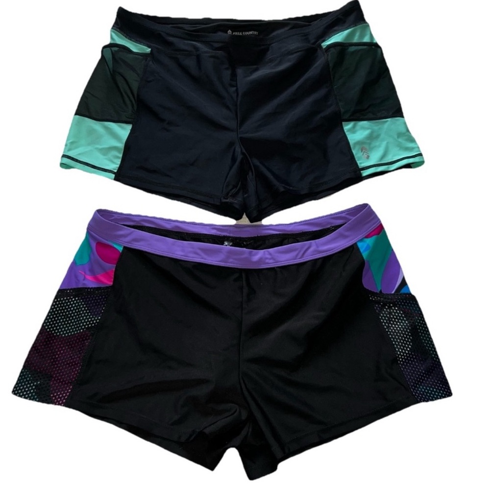 Free Country ZeroXposur Swimwear Womens Lined Swim Shorts XL
Bundle of 2
